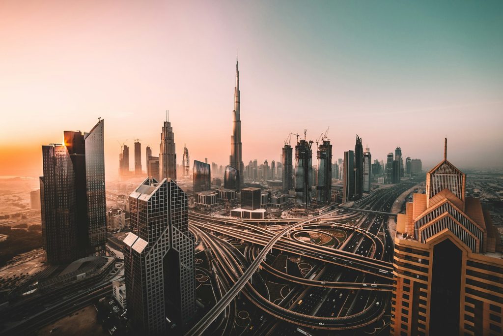 Dubai skyline representing the GCC as a global executive talent hub